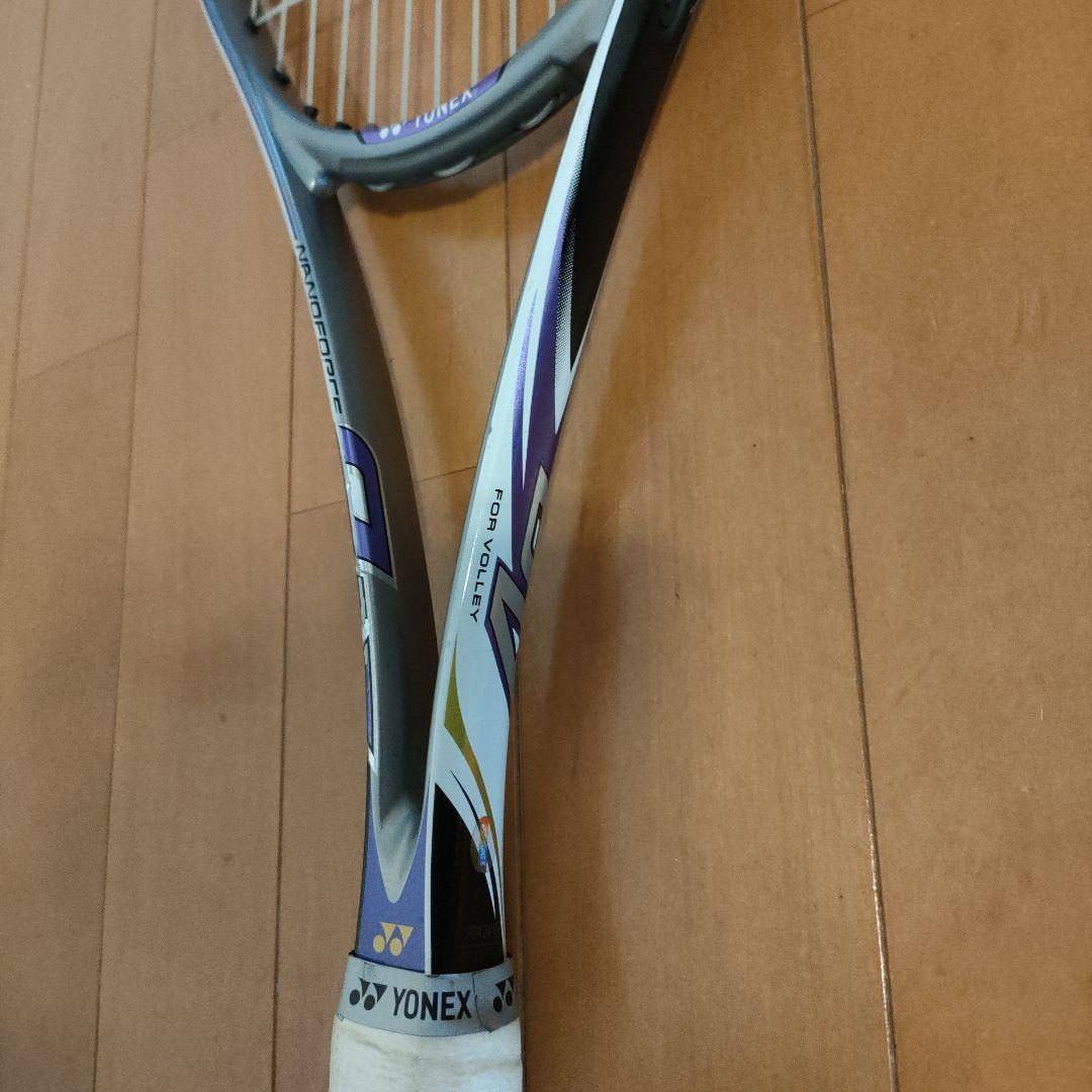 YONEX NANOFORCE REV 8v 軟式テニスラケット 紫色 - メルカリ