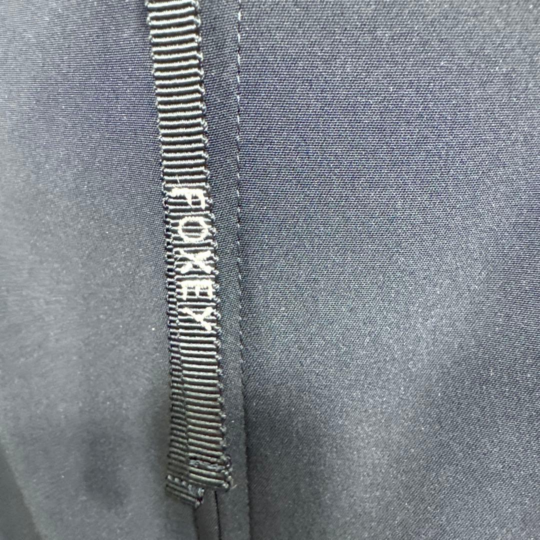 【美品】FOXEY 45327 DRESS \"CELESTIA\" 38サイズ　紺