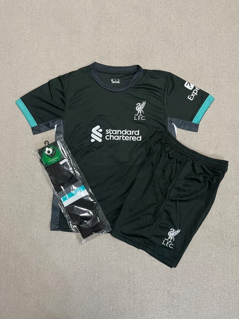 24-25年リバプール ユニフォーム上下ソックスセット ソボスライ サイズ