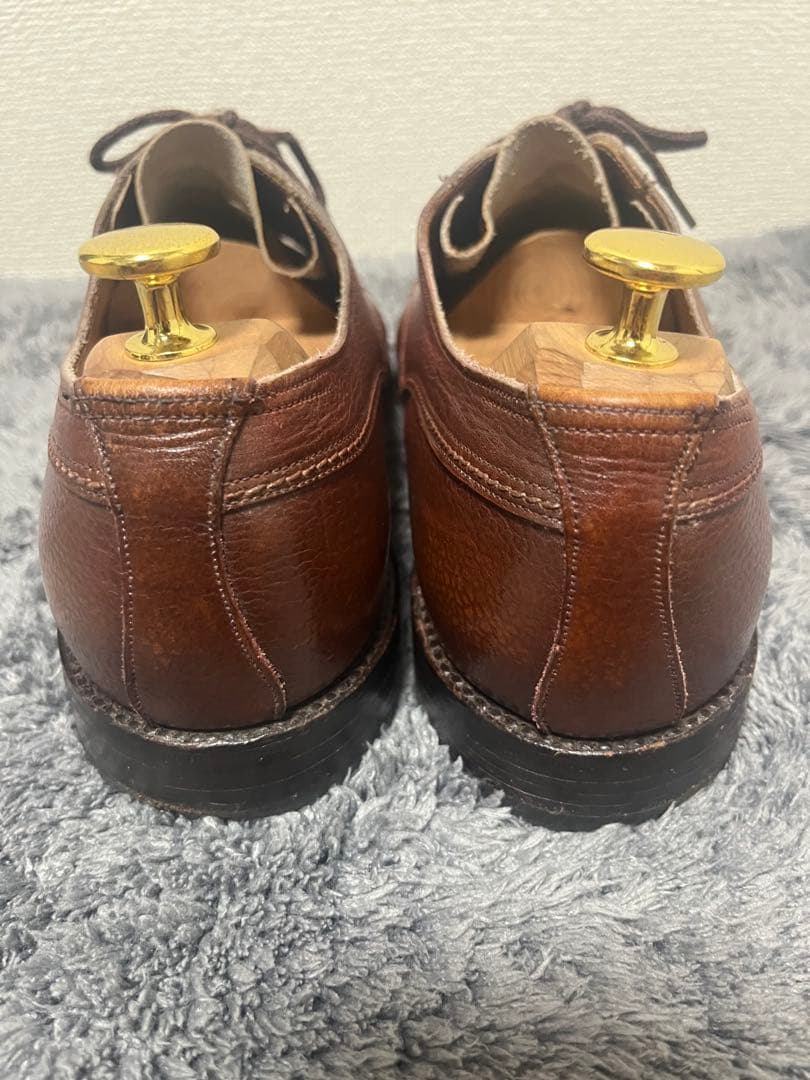ケンゴン？ CROCKETT&JONES ブラウンレザーシューズ UK7 1/2 - メルカリ
