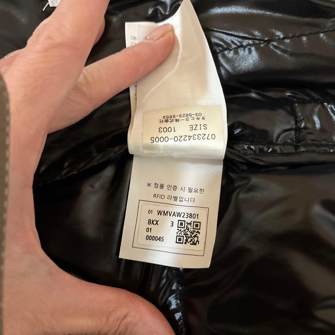 《WAAC》MENS ダウンベスト　ブラック　 L