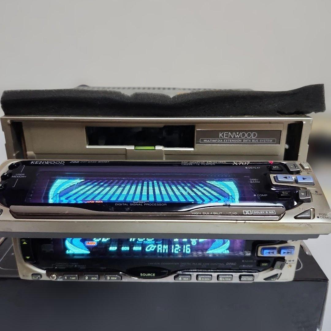 KENWOOD X707 Z707 CDプレーヤーセット D100392959 オンライ