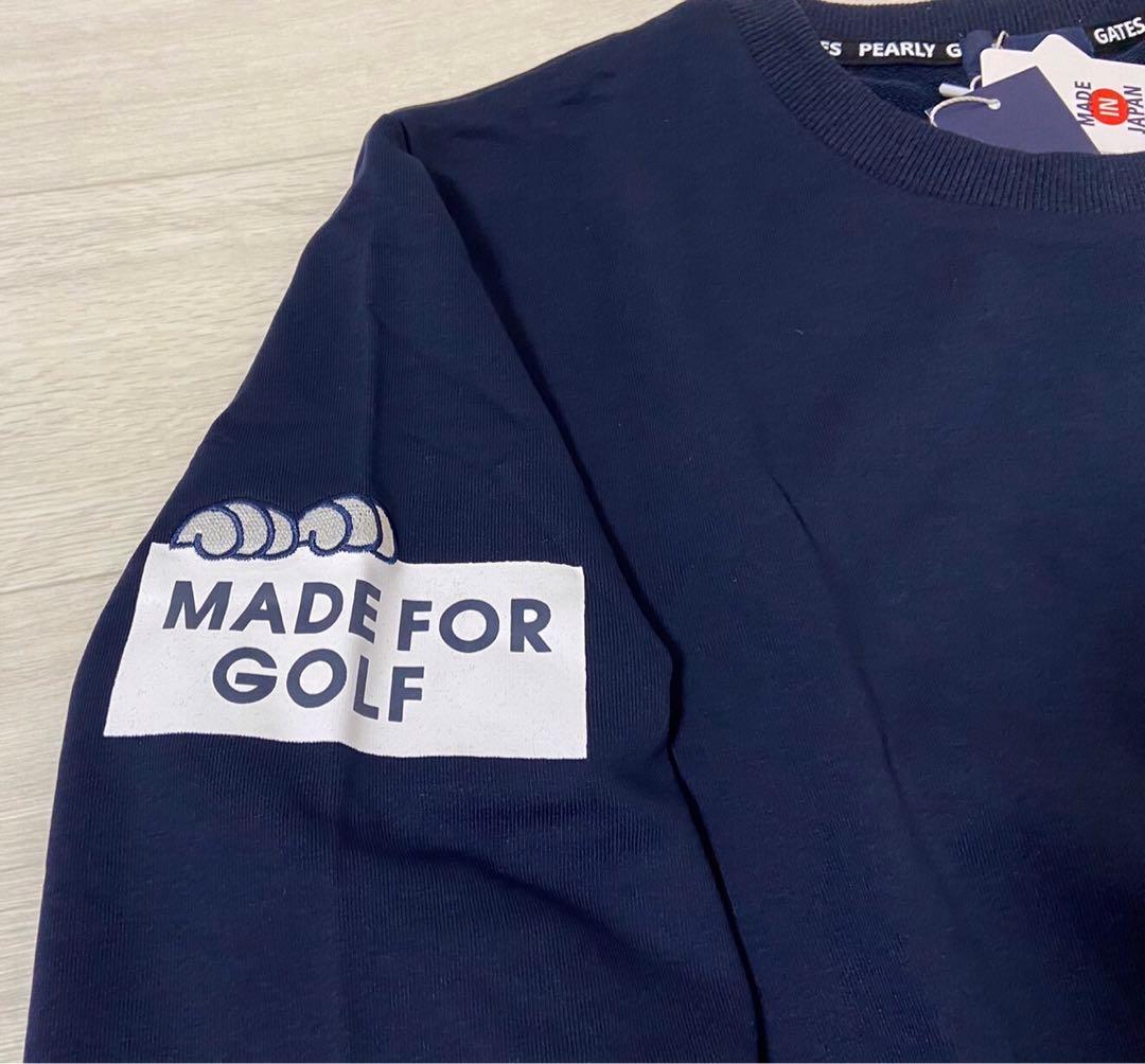 新品 正規品 パーリーゲイツ どうしちゃった スウェット日本製 紺