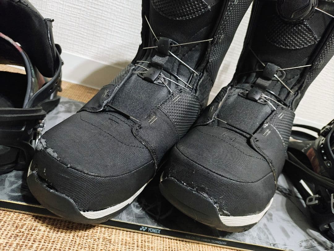 ヨネックス アクセ ボード FLUXバインディング サロモン ブーツ 3点