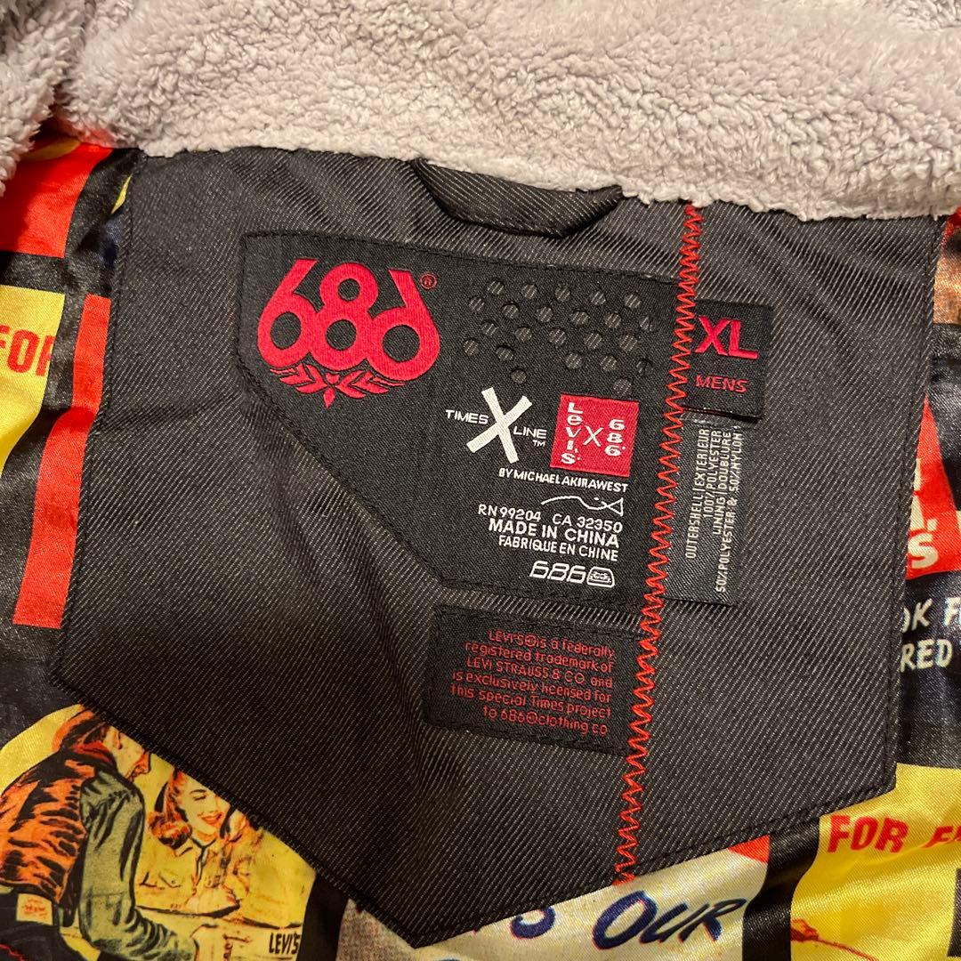 激レア】LEVI´S 686 RECCO デニム スノーボードジャケット XL