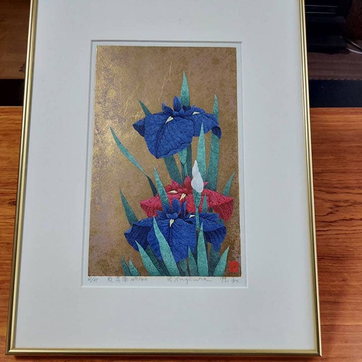 杉浦和利 絵画 菖蒲 杉浦和利さん 菖蒲 Sugiura Kazutoshi: Iris No 62