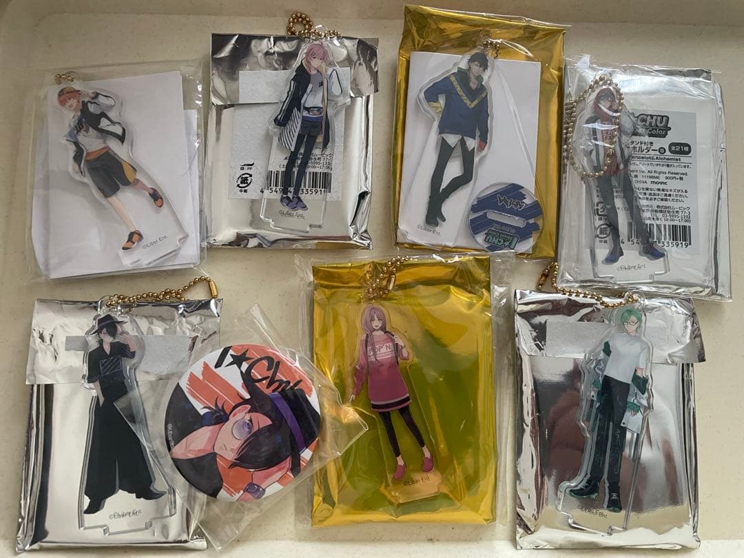 アイチュウ AGF 限定 アクリルキーホルダー 缶バッジ 心 アイチュウ AGF 限定 アクリルキーホルダー 缶バッジ 心 アイチュウ