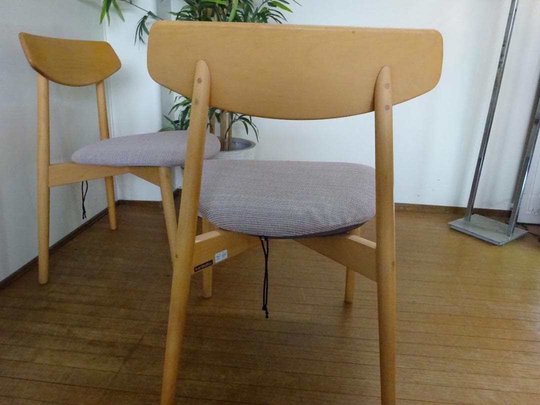 sen様専用カリモク ダイニングチェア CD4005 カバーリング 2脚セット