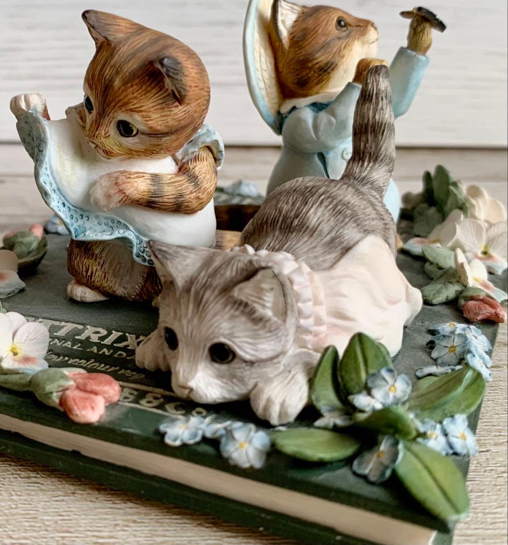 こねこのトムのおはなし タブロー フィギュリン 置物 ビアトリクス