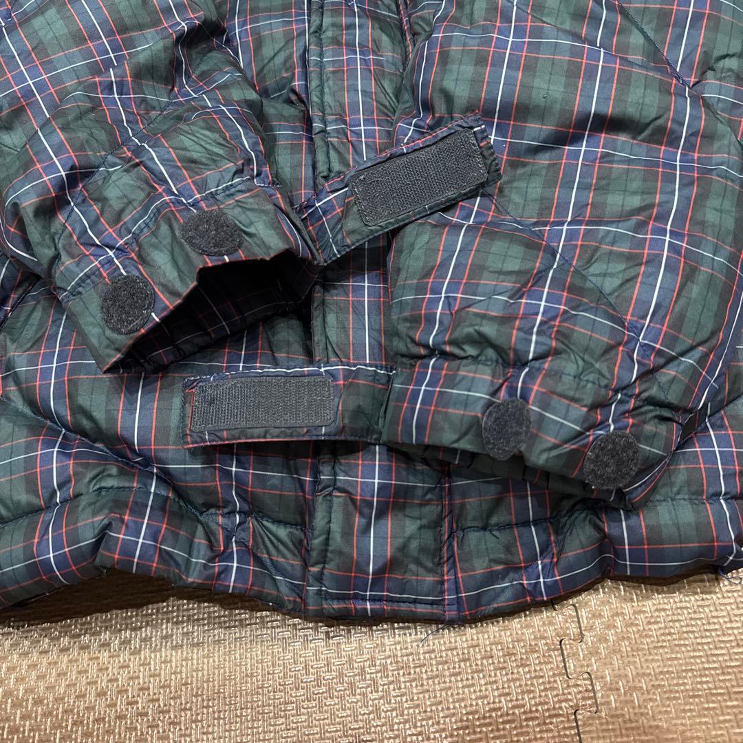 old stussyオールドステューシー チェックダウンジャケット M - メルカリ