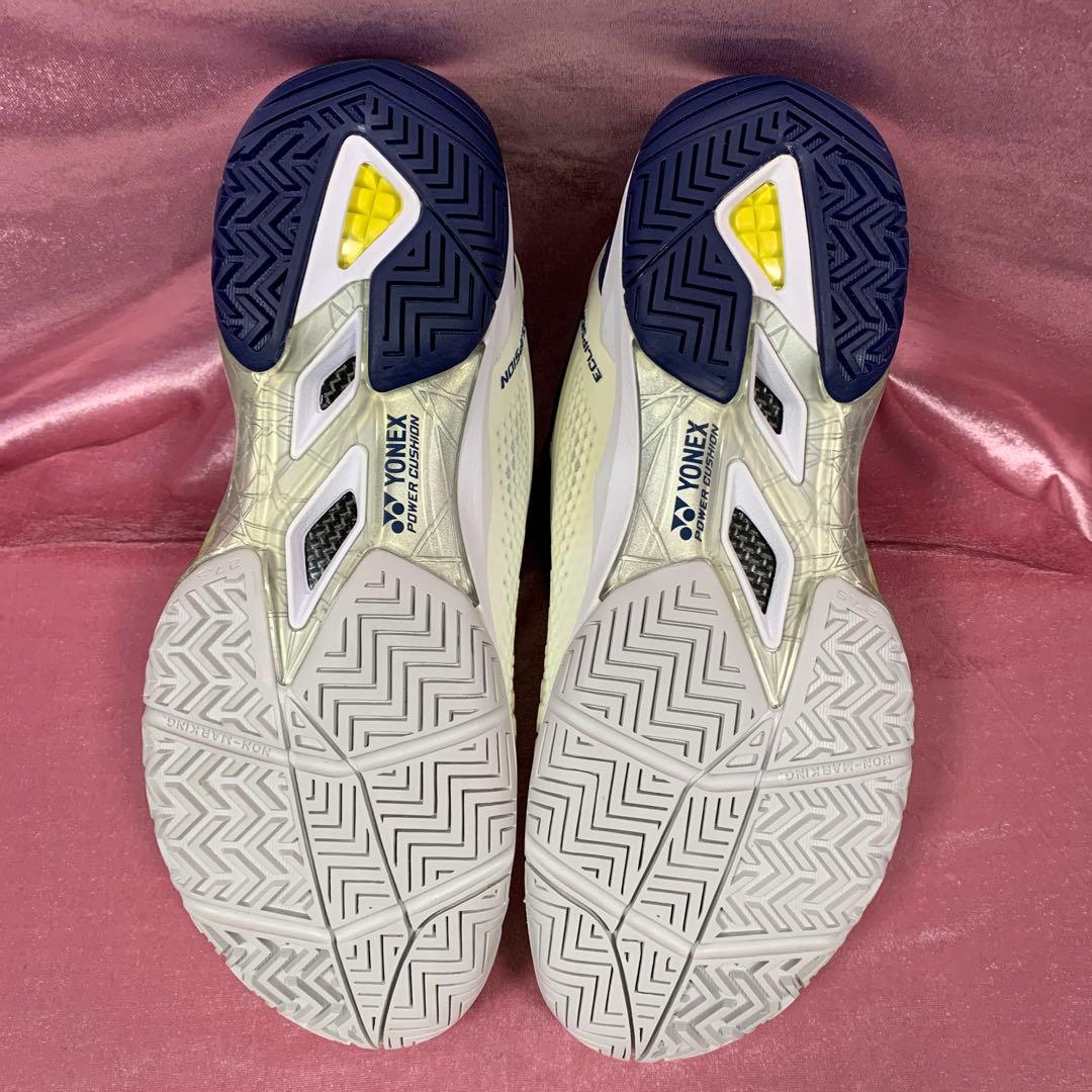 SHTE2MAC 27.5cm テニスシューズ ヨネックス ホワイト/ネイビー