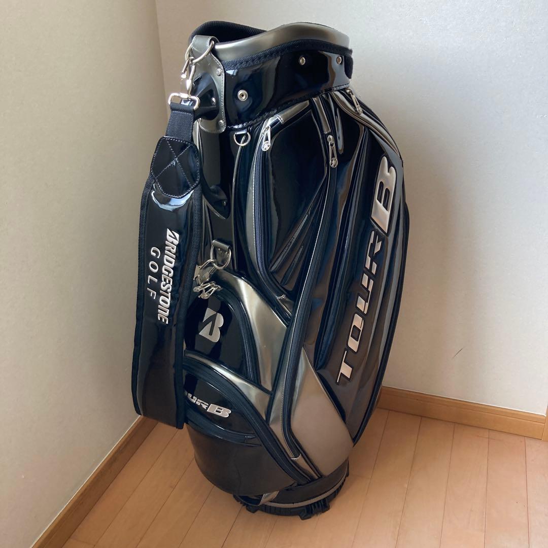 TOUR B イエロー エナメル キャディバッグ ブリヂストン ツアービー