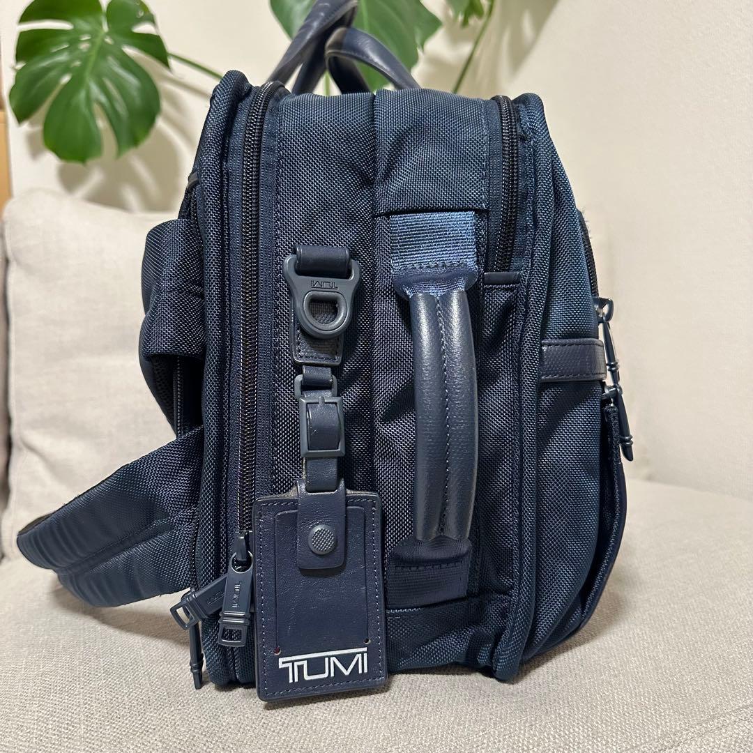 TUMI ships別注 ビジネスバッグ 3way リュック ネイビー 美品 - メルカリ