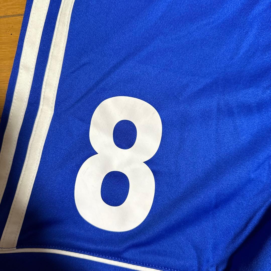 日本体育大学サッカー部ユニフォーム青色上下セット8番 Lサイズ