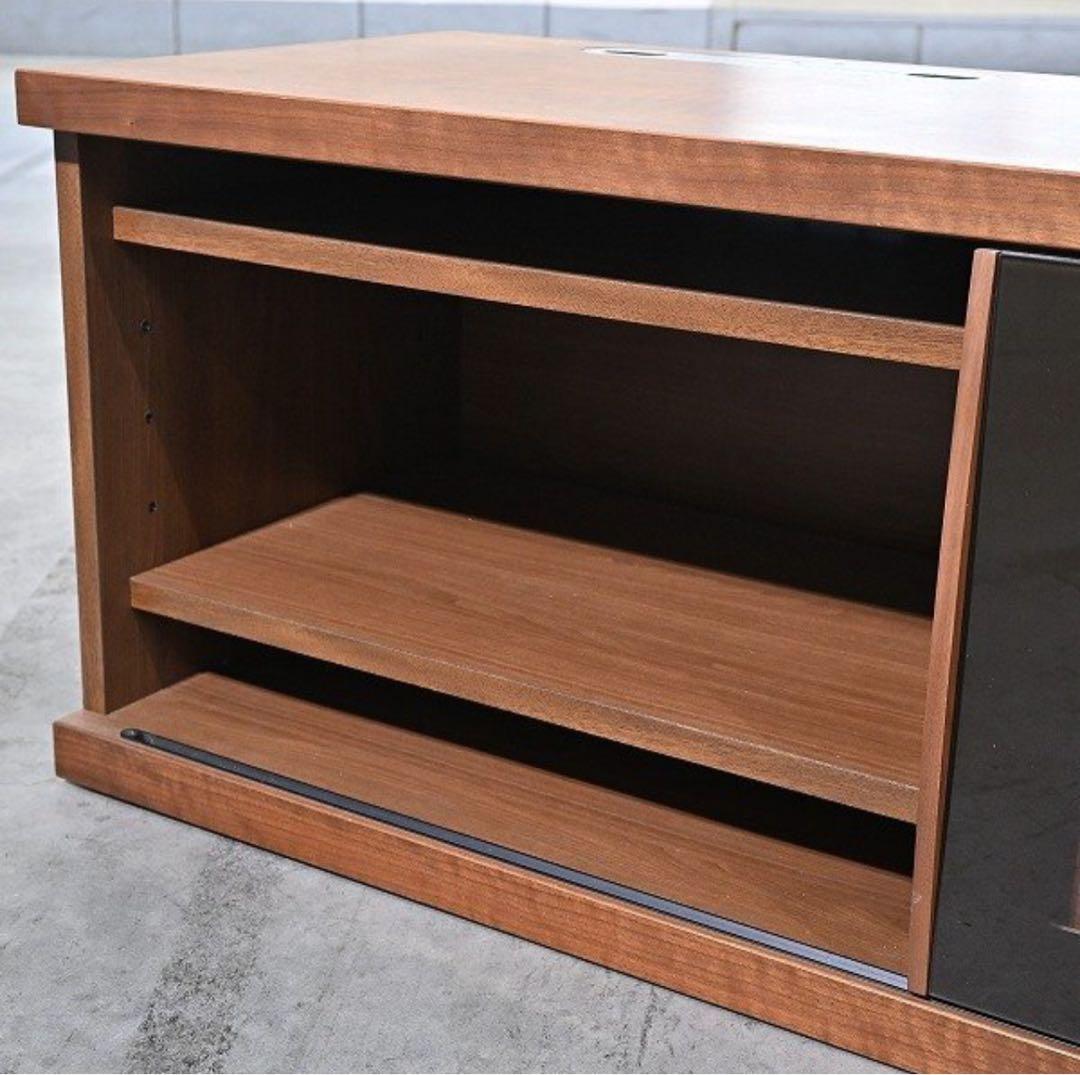 岡家具 25万「クラウド」テレビボード ウォールナット材 北欧スタイル