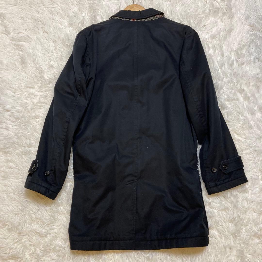 レア】コムデギャルソン 2003AW 田中オム 千鳥格子 ステンカラーコート