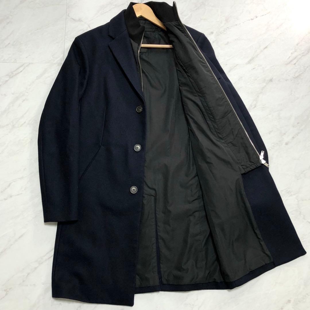 美品】Theory チェスターコート カシミヤ 2WAY ネイビー S - メルカリ