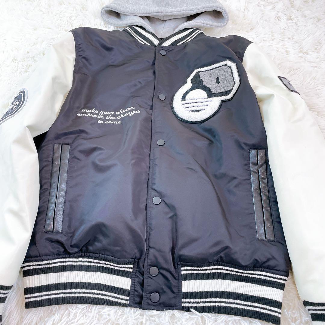 良品✨️ZARA ザラ スタジャン フード付き Mサイズ 黒 - メルカリ