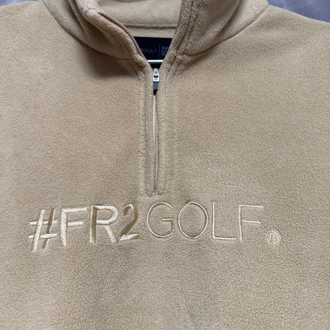 最終値下げ】#FR2GOLF ハーフジップセーター BCC ベージュ 希少 - メルカリ