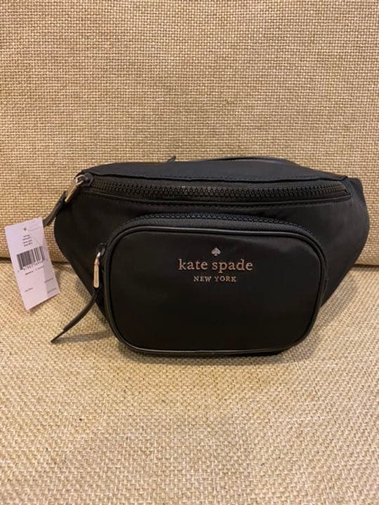 新品未使用☆kate spade☆ケイトスペード☆ベルトバッグ黒 サム アイコン KSNYL ミディアム ベルト バッグ | ショルダー・クロス