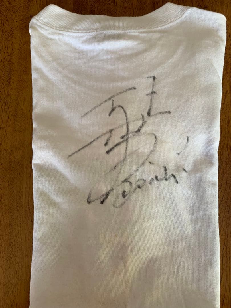 ＂poichi＂1994年 森保一 直筆サイン入り150キッズTシャツ