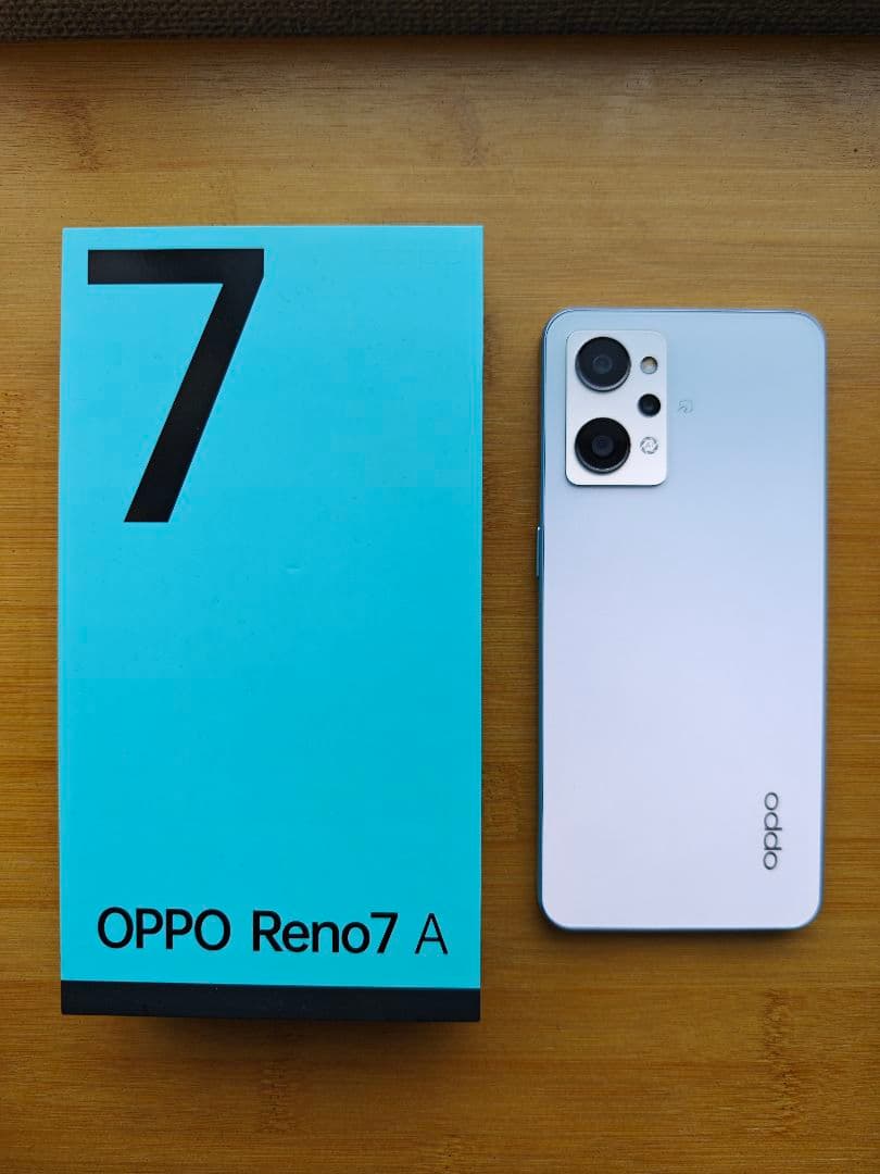 OPPO Reno7A 中古品 ドリームブルー