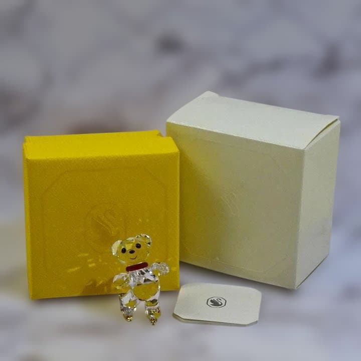 新品 スワロフスキー Krisベア スケート 4.5cm 送料込み