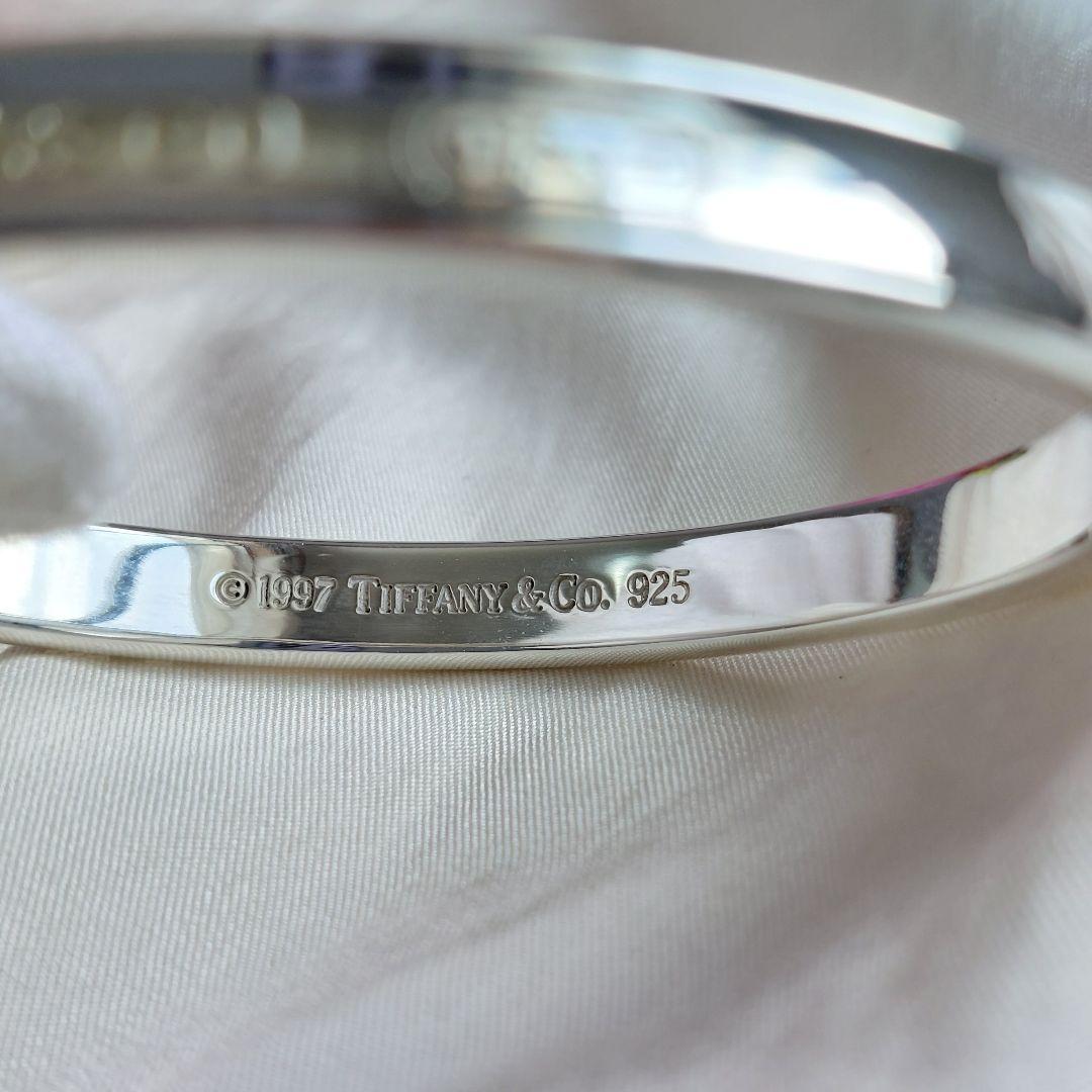 美品】ティファニー 1837 ナロー カフ バングル ブレスレット SV925