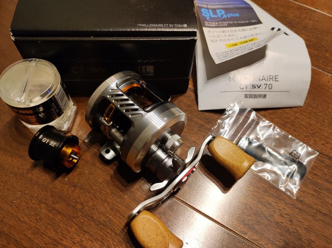 DAIWA ミリオネア CT SV 70SHL 浅溝スプール ダイワ ミリオネアCT SV 70SHL 替えスプール付き｜Yahoo!フリマ（旧