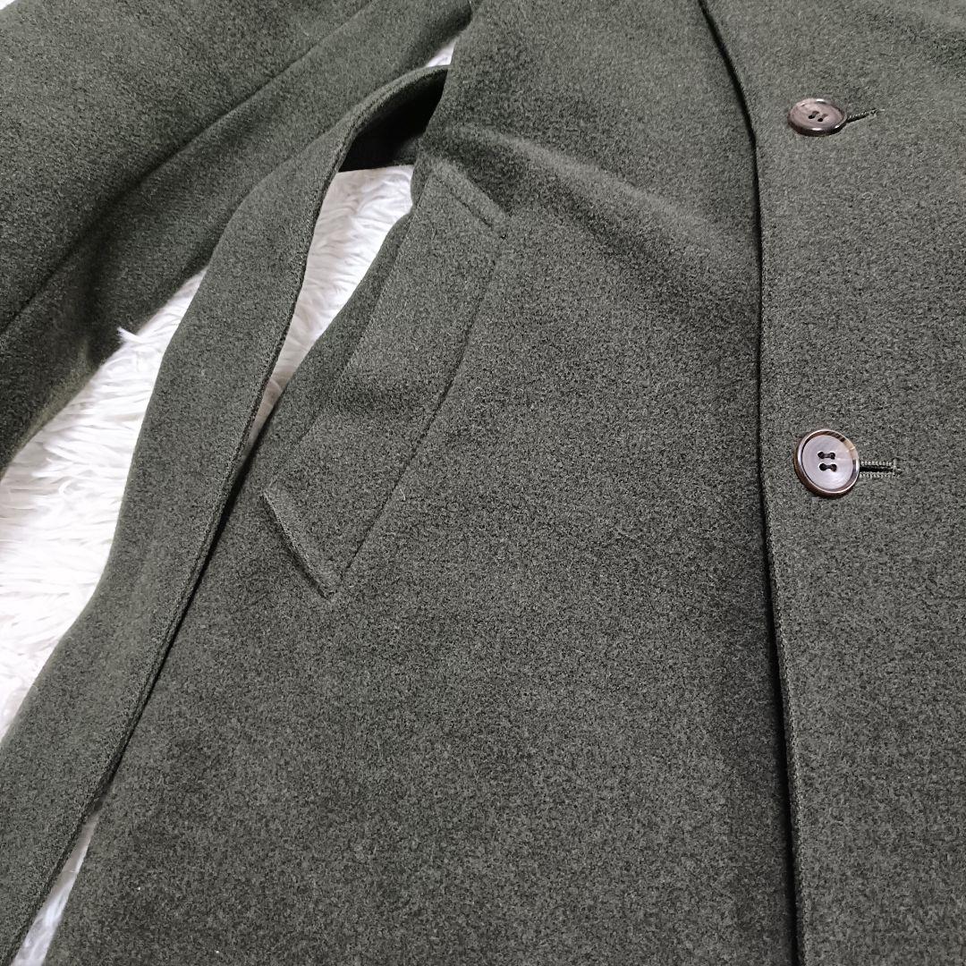 merph メルフ ウール チェスターコート カーキ サイズⅡ メンズ