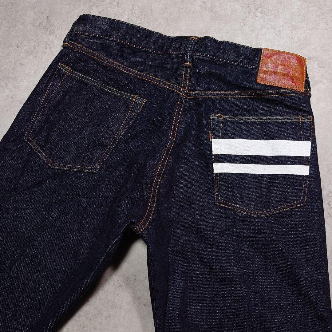 桃太郎ジーンズ 15.7oz 特濃インディゴ 出陣スリムストレート W34