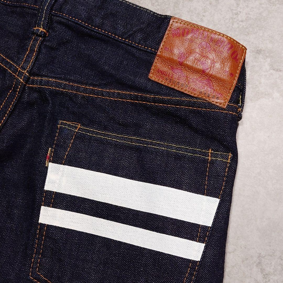 桃太郎ジーンズ 15.7oz 特濃インディゴ 出陣スリムストレート W34