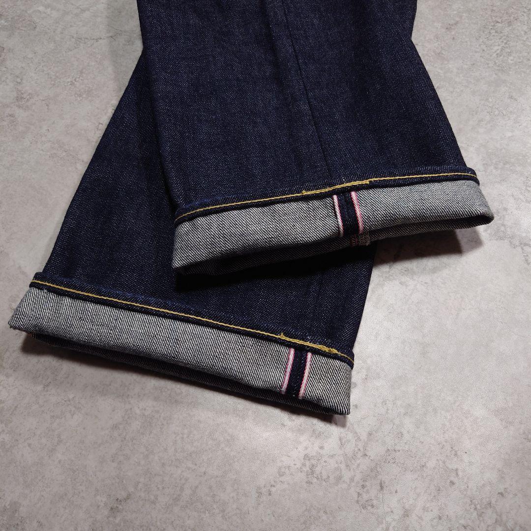 桃太郎ジーンズ 15.7oz 特濃インディゴ 出陣スリムストレート W34