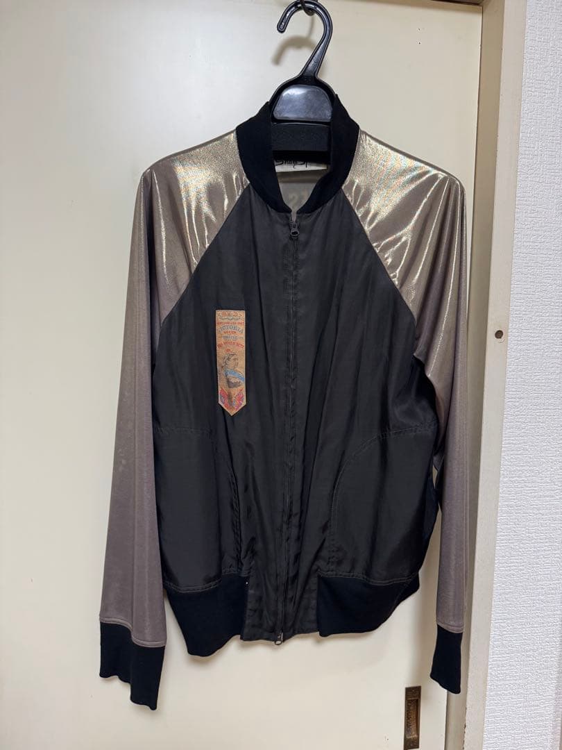 シェアースピリット シルクプリントスカジャン