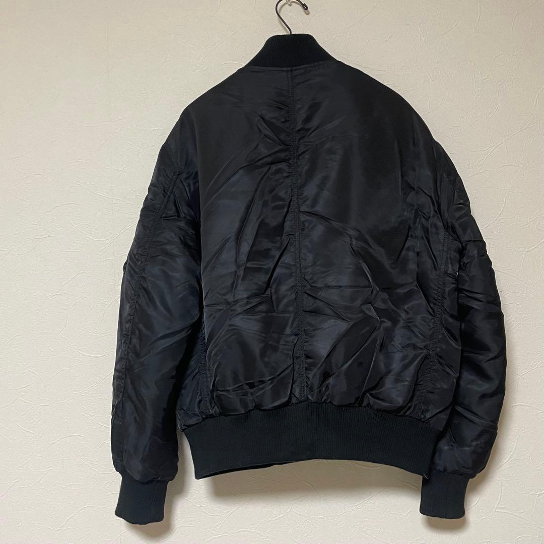 ZARA ザラ ma-1 ボンバージャケット フライトジャケット S 黒 - メルカリ