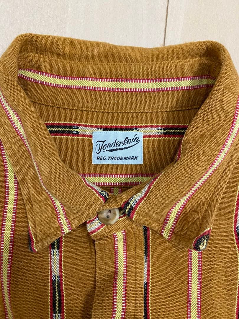 Tenderloin テンダーロイン マスタードカラー 厚手シャツ ネイティブ