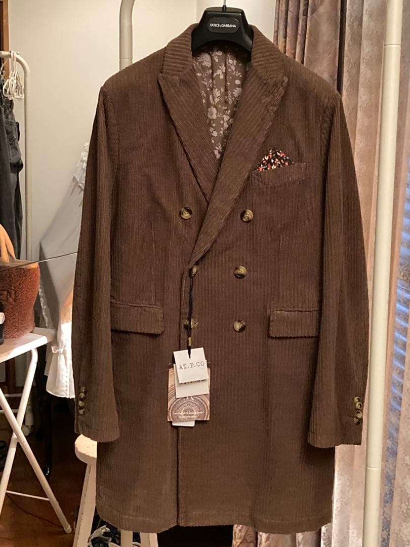 AT.P.CO新品未使用タグ付コーデュロイチェスターコートmadeinITALY 楽天市場】made in italy（種類（コート・ジャケット）チェスター