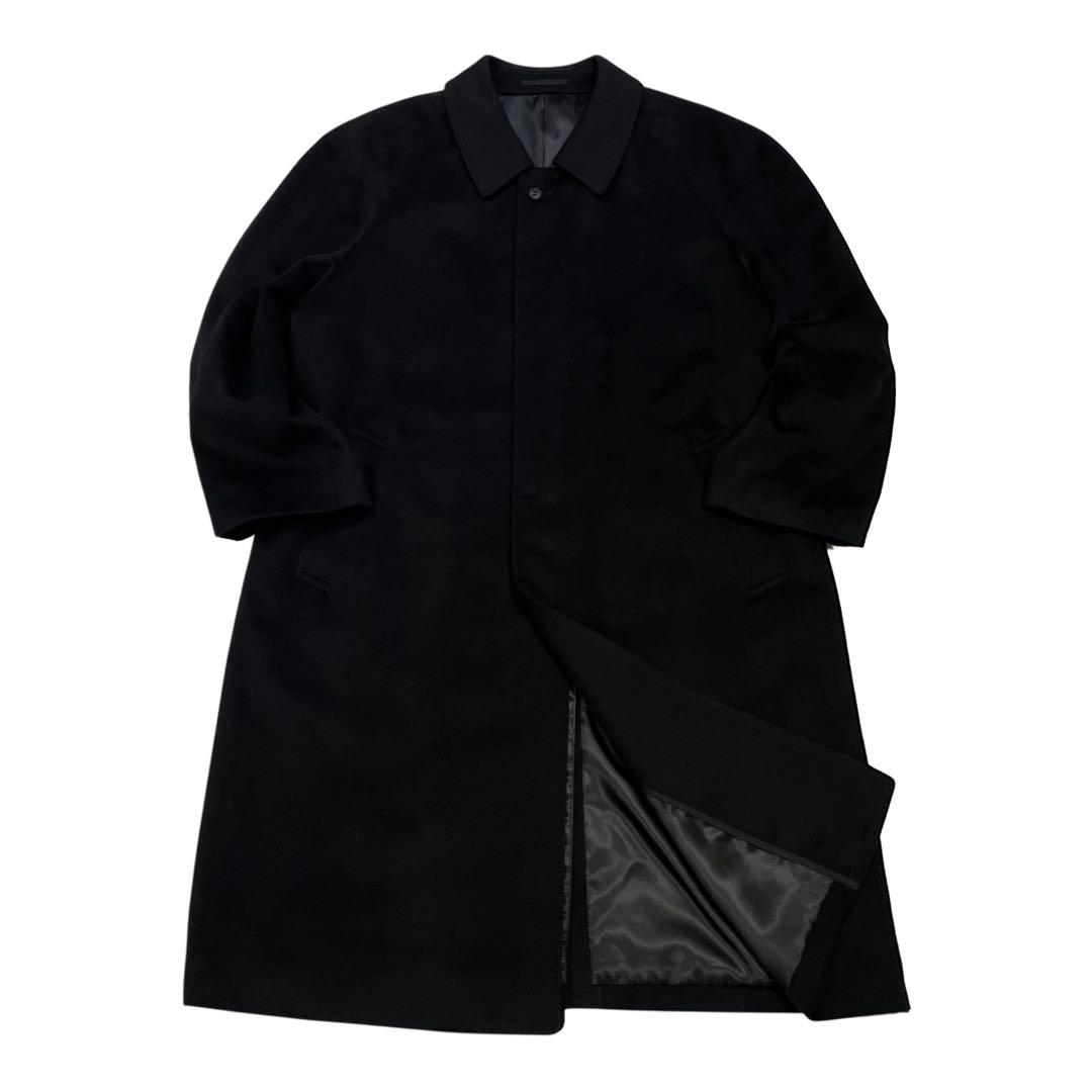 【美品】Gent Laurel ステンカラーコート カシミヤ ロング丈 ブラック 楽天市場】カシミヤコート メンズ ハンドステッチ ステンカラーコート