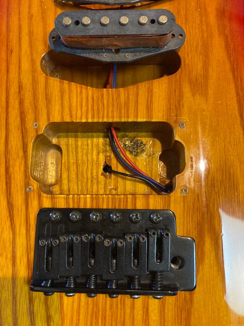 ☆値下決断☆杢目が綺麗な美品　Aria ProⅡ をモディファイして新機能満載