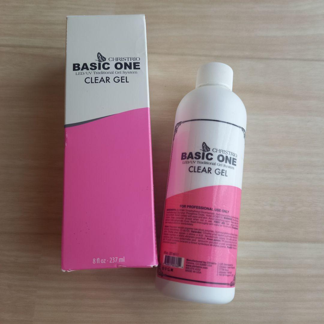 ジェルネイル・ネイルシール CHRISTRIO BASIC ONE CLEAR GEL 236.59ml