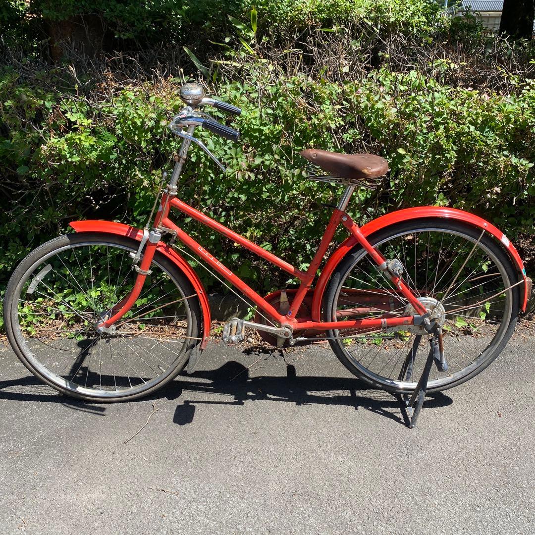 昔の郵便屋さんが使ってた配達自転車 送料込 - メルカリ