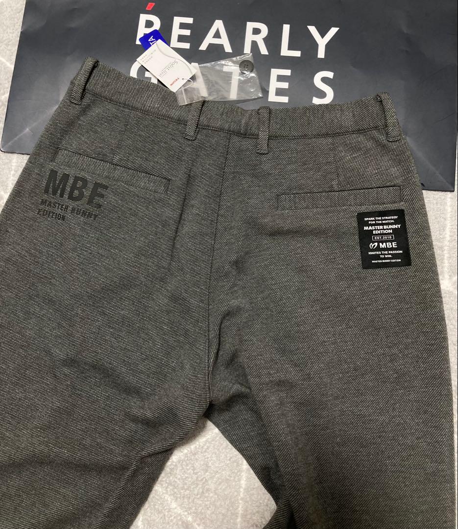 新品 パーリーゲイツ マスターバニー ソリストヒート ツイルパンツ(5)L
