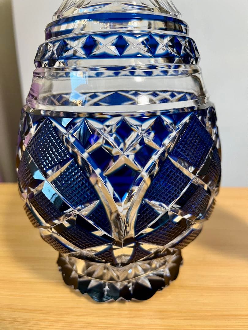 江戸切子 デカンタ 脚付杯 セット 根本幸雄 作 - メルカリ