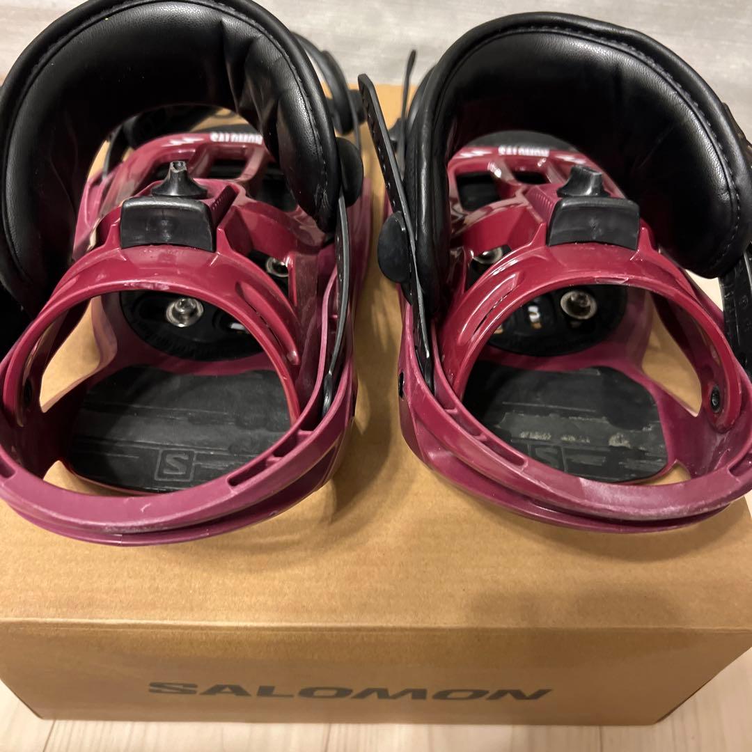 SALOMON PACT ビンディング Sサイズ バーガンディ｜Amazon | サロモン