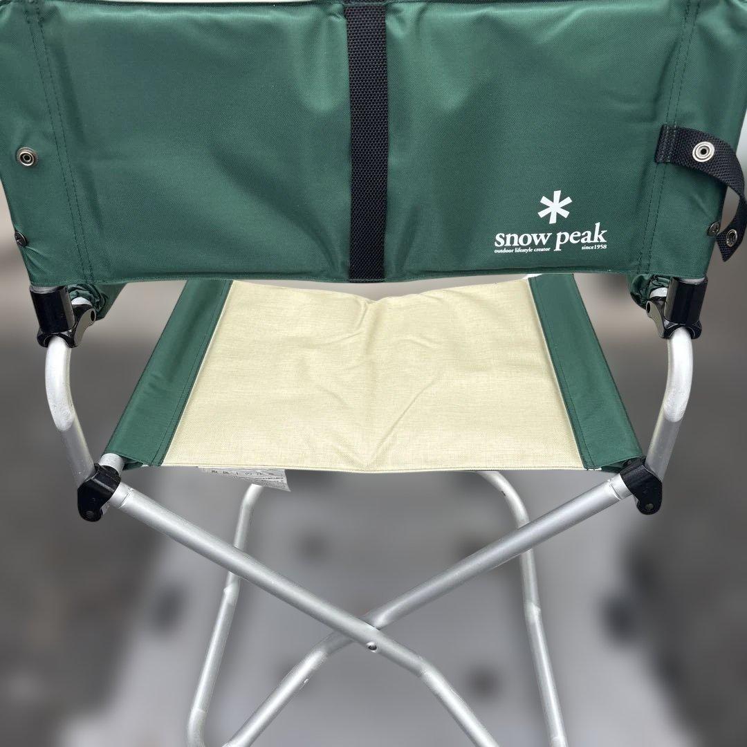 snowpeak パッドインチェア 廃盤 グリーン snowpeak パッドインチェア