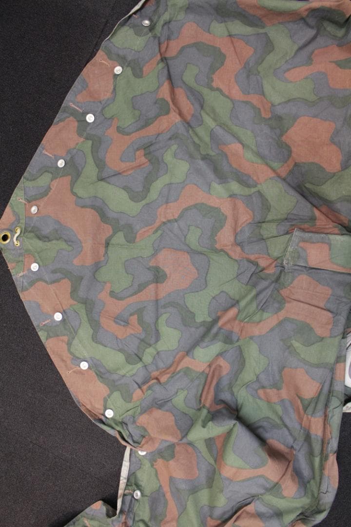 USED ノルウェー軍幕 カモ2 ポンチョテントシート 1枚 ミリタリー