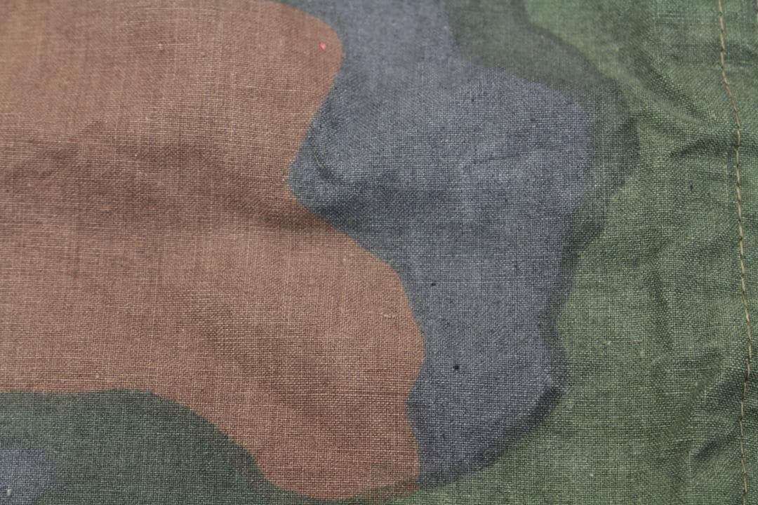 USED ノルウェー軍幕 カモ2 ポンチョテントシート 1枚 ミリタリー