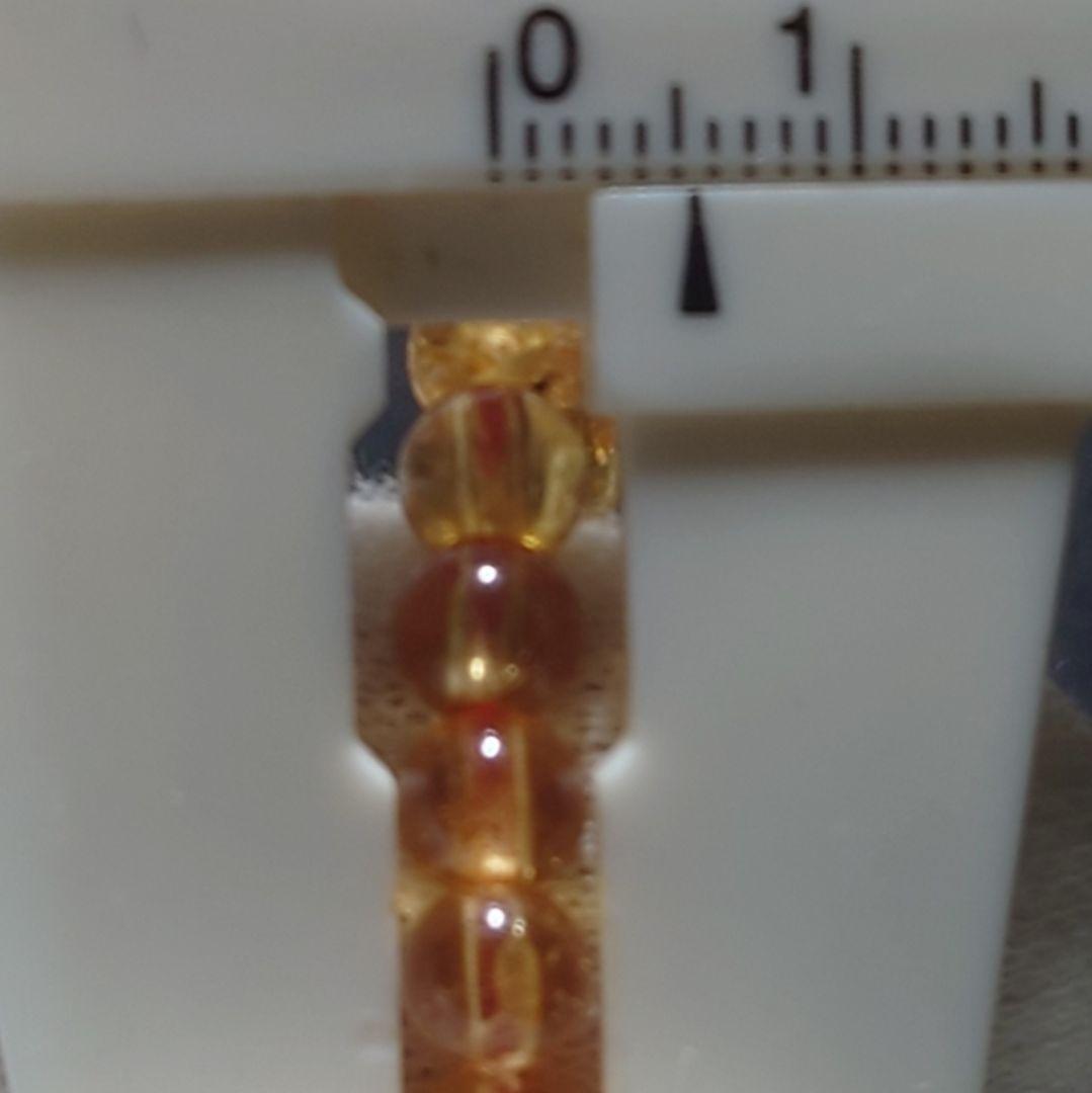 ★(さとぅまなぶ！)インペリアルトパーズ 5.5ミリ珠ブレス⑥(SA+)