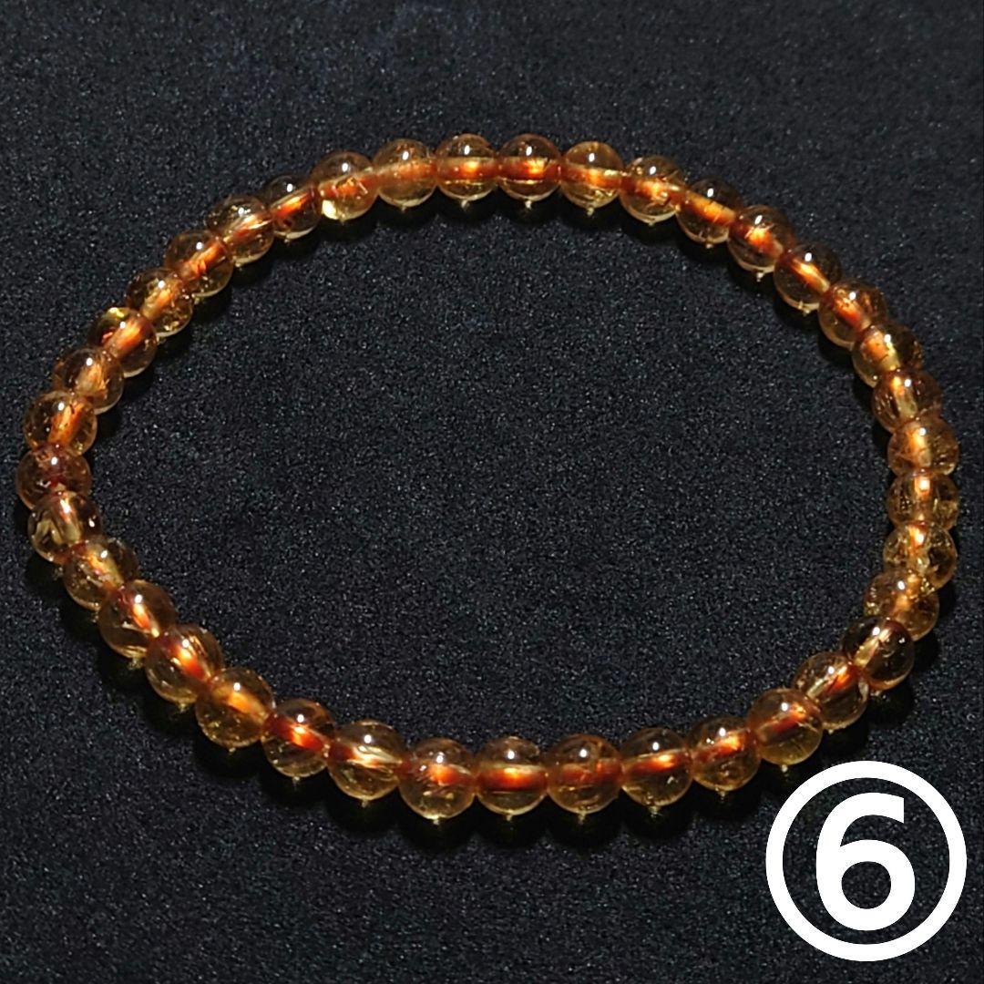 ★(さとぅまなぶ！)インペリアルトパーズ 5.5ミリ珠ブレス⑥(SA+)