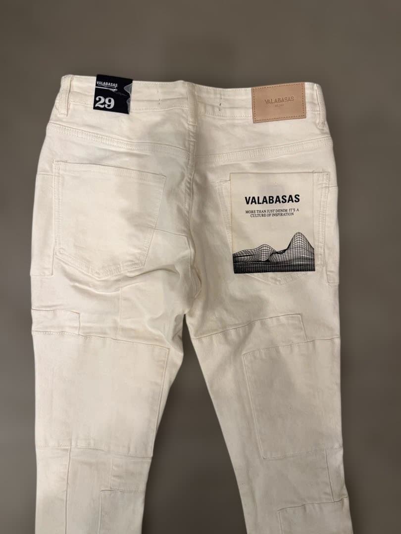 VALABASAS バラバサス ホワイト フレアデニム 28 新品未使用 - メルカリ
